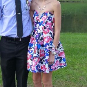 Floral Homecoming Dress